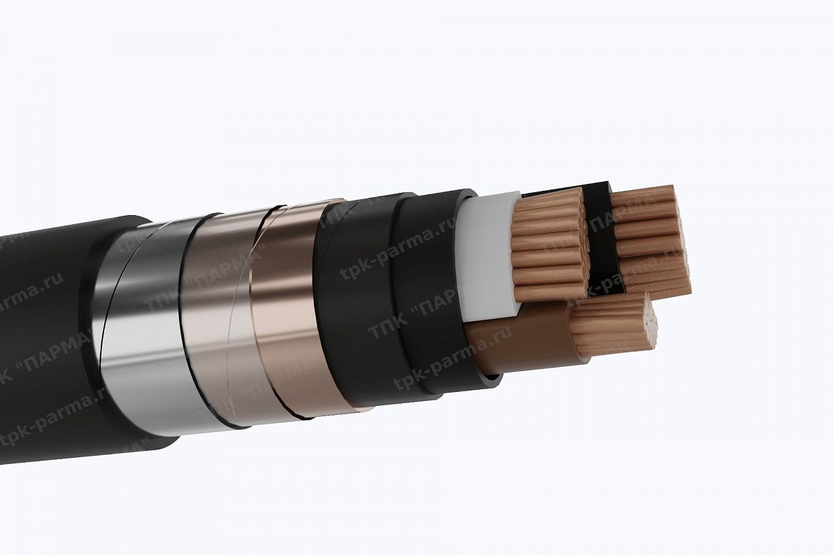 Фотография провода Кабель ВБбШвнг-ХЛ 3х50 - 6кВ