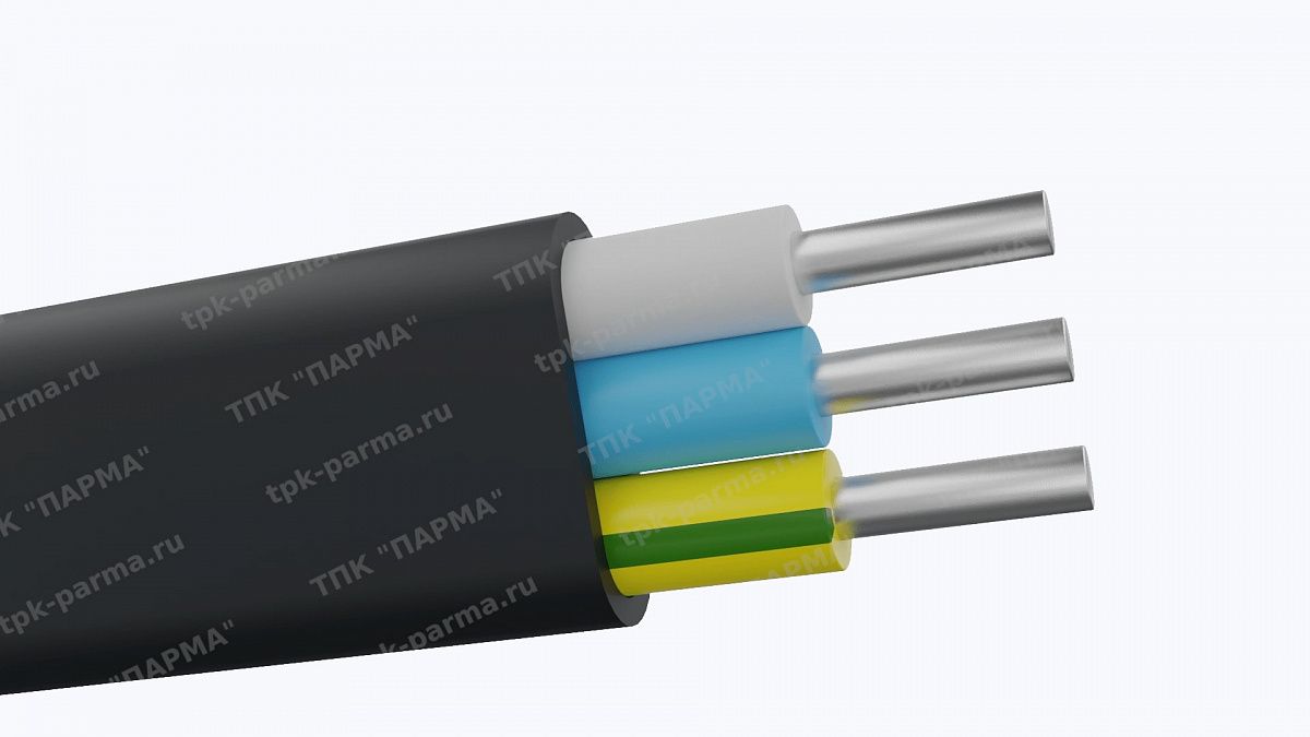 Фотография провода Кабель АВВГ-Пнг(A)-LS 3х10 - 1кВ