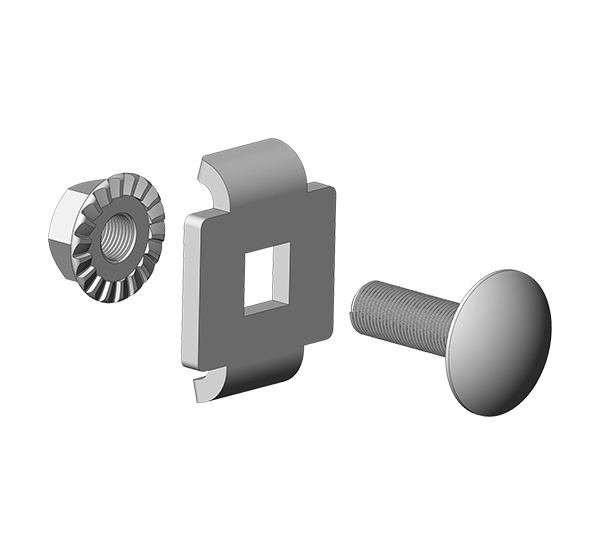 Винтовой соединитель одинарный VSO20 ZN