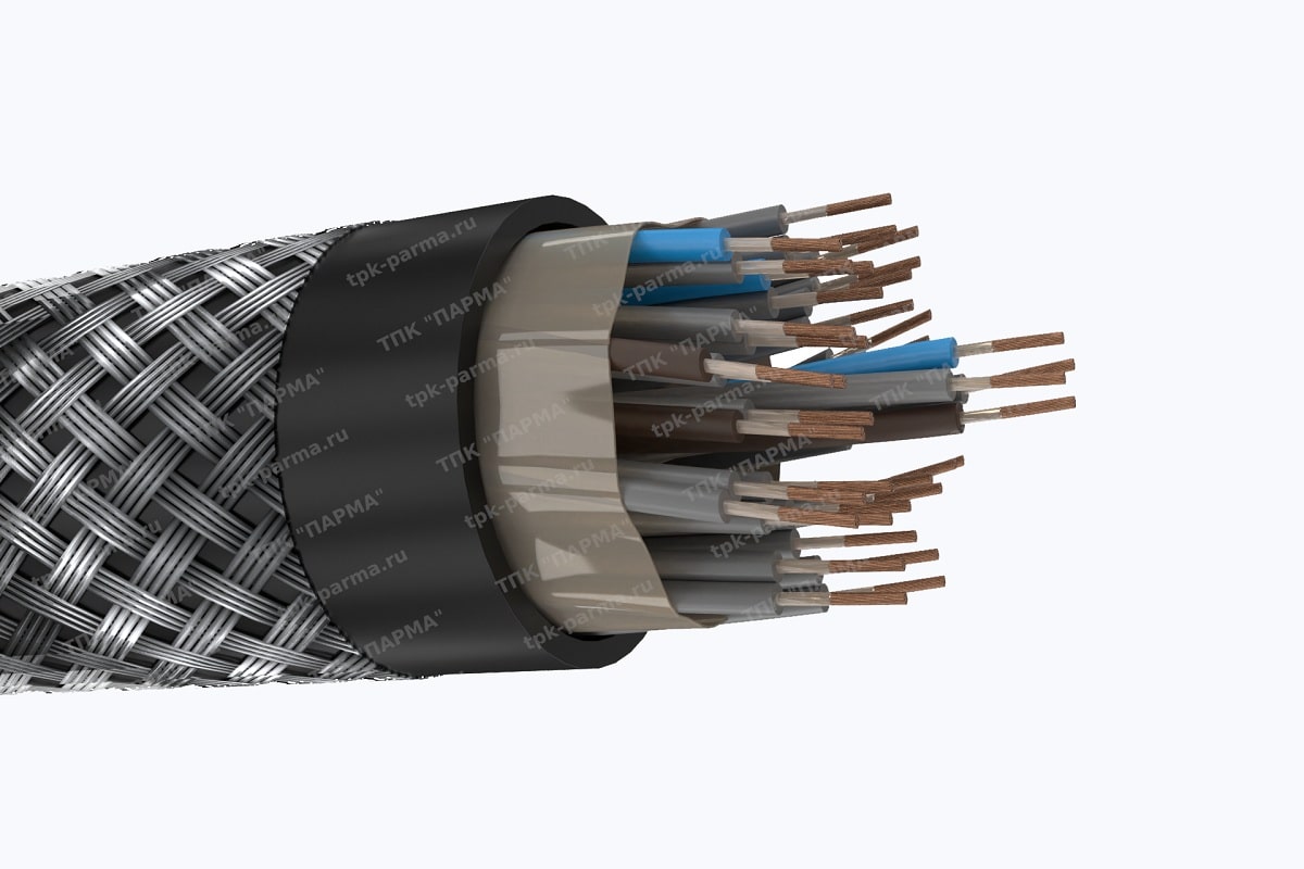Фотография провода Кабель КНРпТЭ 38(19х2)х1