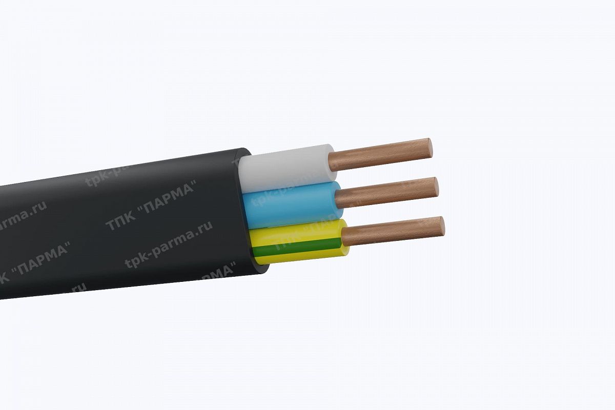 Фотография провода Кабель ВВГ-Пнг(A)-LS 2х1,5 - 1кВ