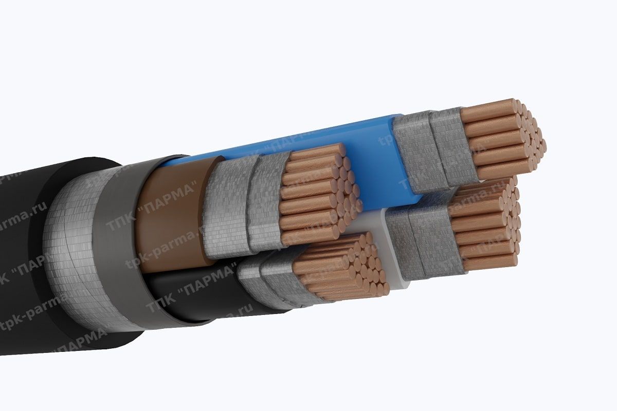 Фотография провода Кабель ПвВГнг(A)-FRLS 4х240 - 1кВ