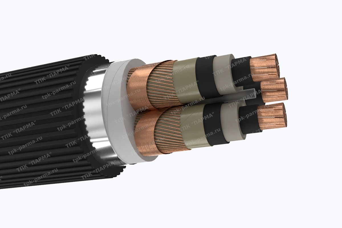 Кабель ПвПу2гж 3х300/95 - 20кВ