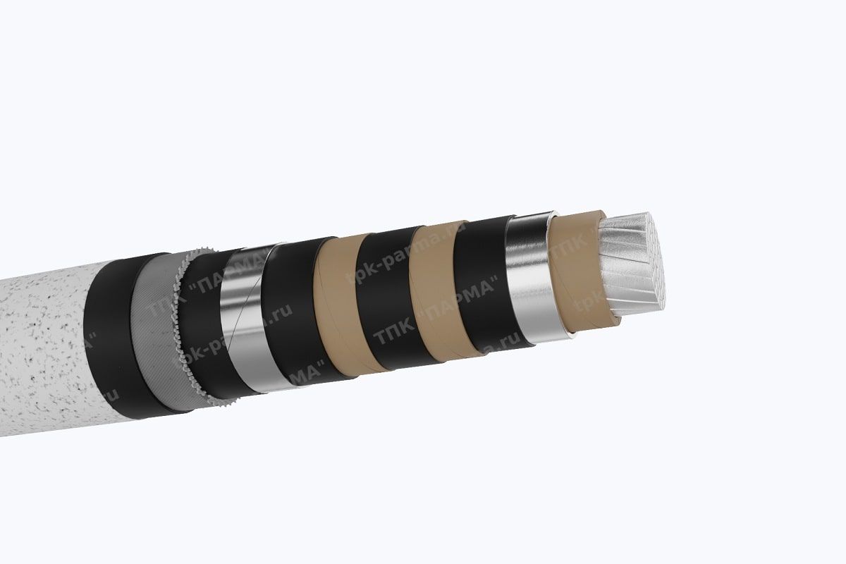 Фотография провода Кабель АСБ 1х240+2х1,5 - 1кВ