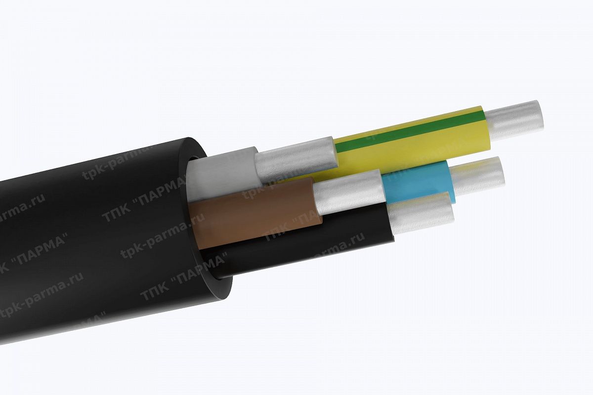 Фотография провода Кабель АВВГнг 5х16 - 1кВ