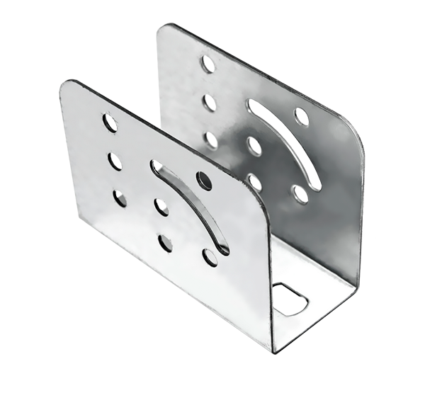 Подвес поворотный для стойки ОК PUNS134*74*45 INOX